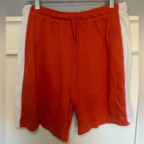 Sergio Tacchini light cotton lounge logo shorts - Picture 1 of 7